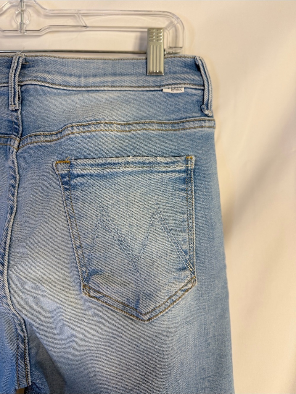 Mother The Insider Crop Step Fray Jeans in Limited Edition, size 32. - Picture 6 of 12